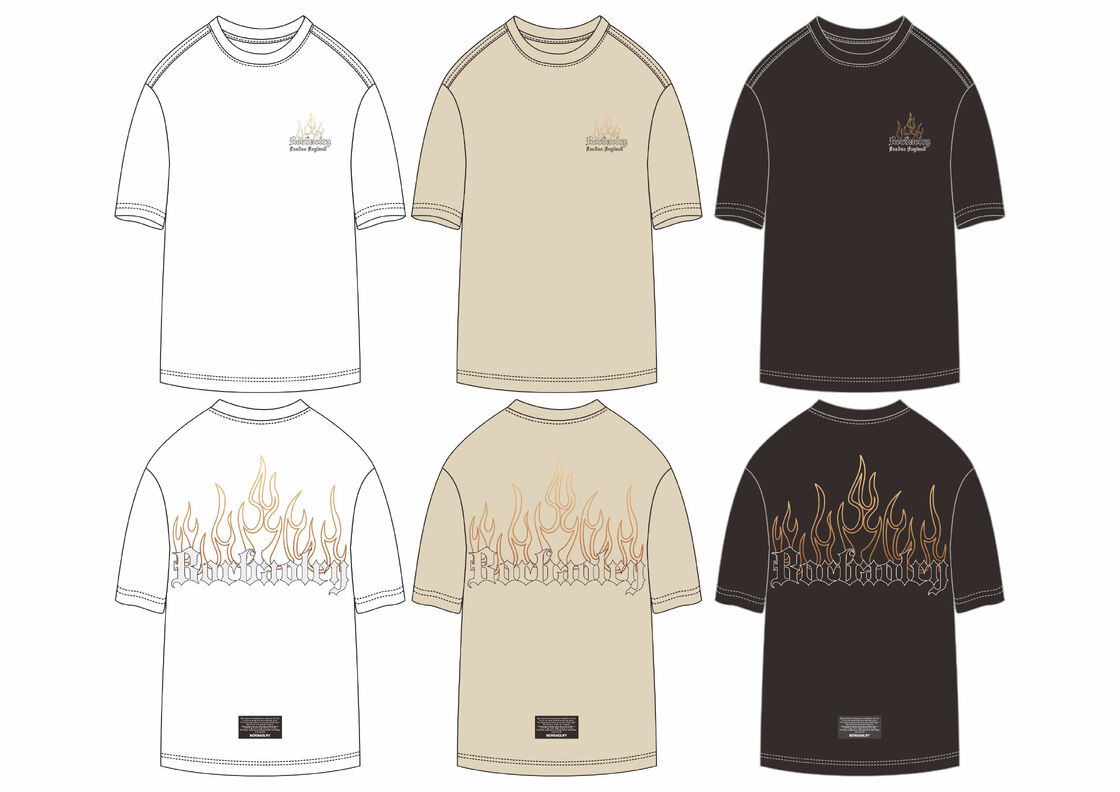 T-shirt streetwear surdimensionné en coton épais pour homme, noir d'été de qualité supérieure, best-seller