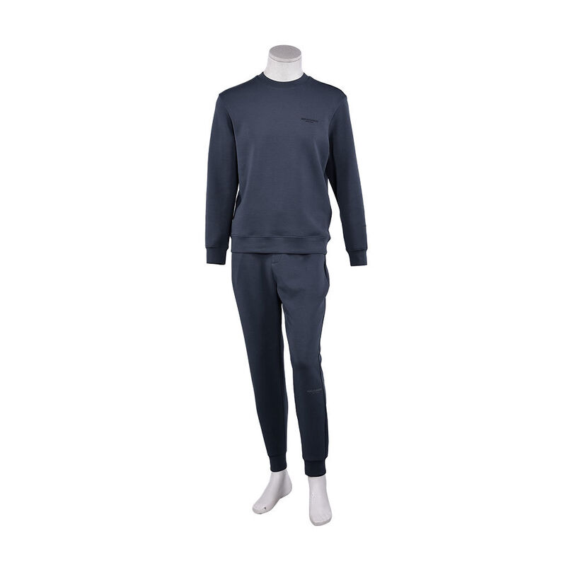 Conception personnalisée Couleur claire Vêtement de rue bleu foncé Pantalon de course Pantalon de course Pantalon de sport et sweat-shirt Pantalon de course Hommes Emboss