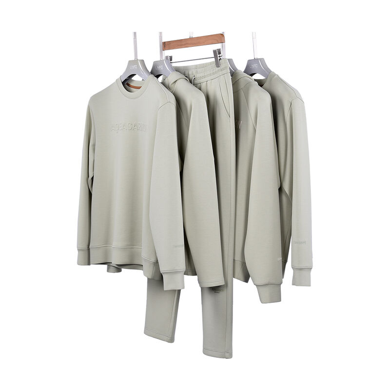 2024 Nouveau se sentir bien Couleur personnalisée Logo de mode Hoodies gris Hoodie surdimensionnée lourde pour les hommes Ensembles de costumes