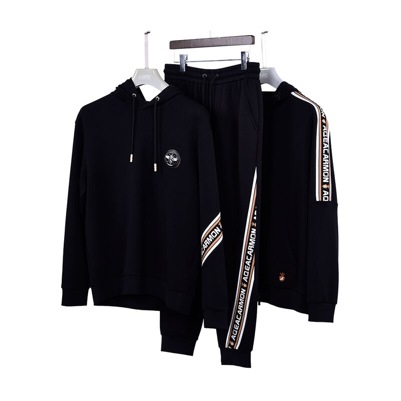 Plus taille résistant au vent Logo personnalisé Design Homme Hoodie Ensemble durable Hoodie de haute qualité Tracksuits Sportswear Sweatpants Sweater