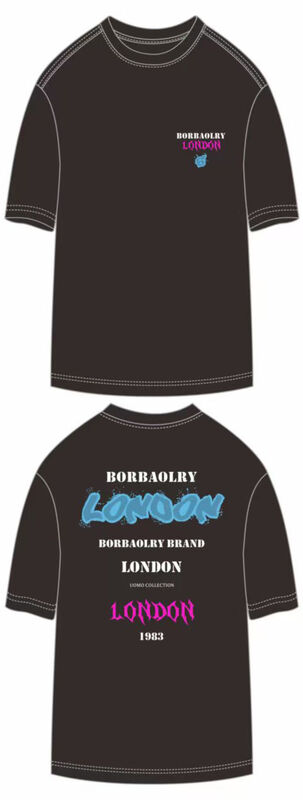 Prix compétitif Logo sur mesure Poids lourd surdimensionné 100% coton T-shirt noir O-Neck pour hommes