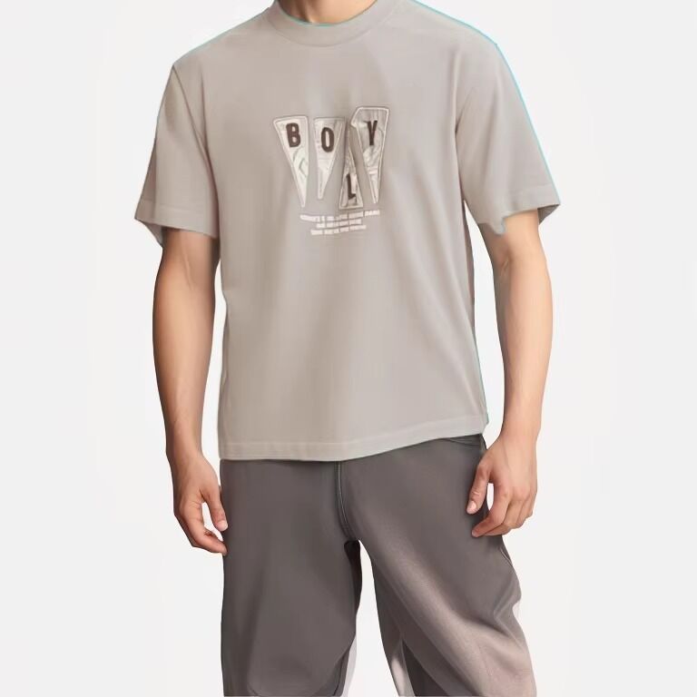 T-shirt à manches courtes et col rond 100% coton de haute qualité pour impression personnalisée de logo