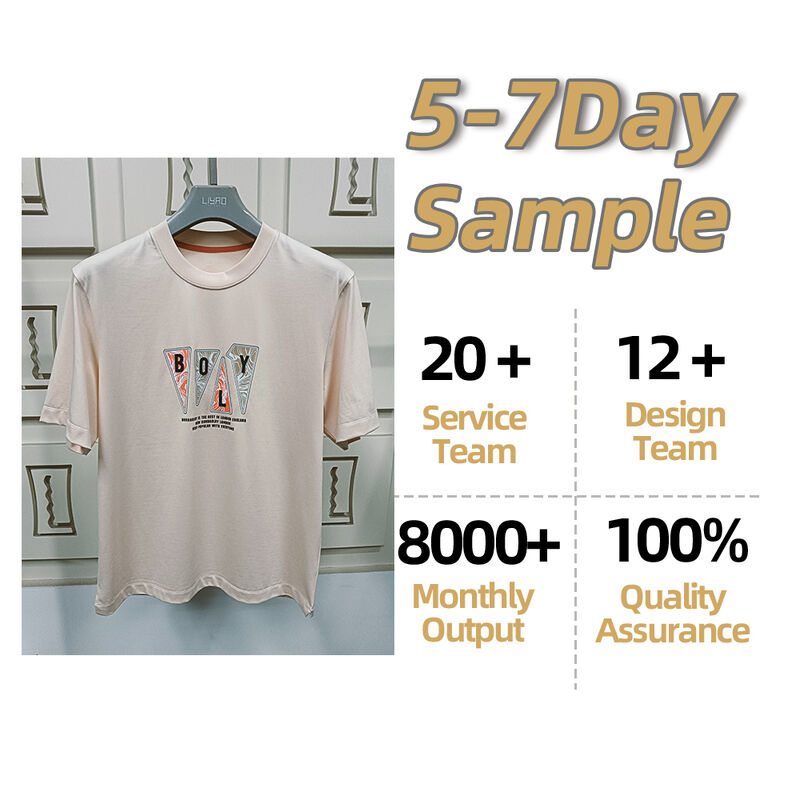 T-shirt à manches courtes et col rond 100% coton de haute qualité pour impression personnalisée de logo