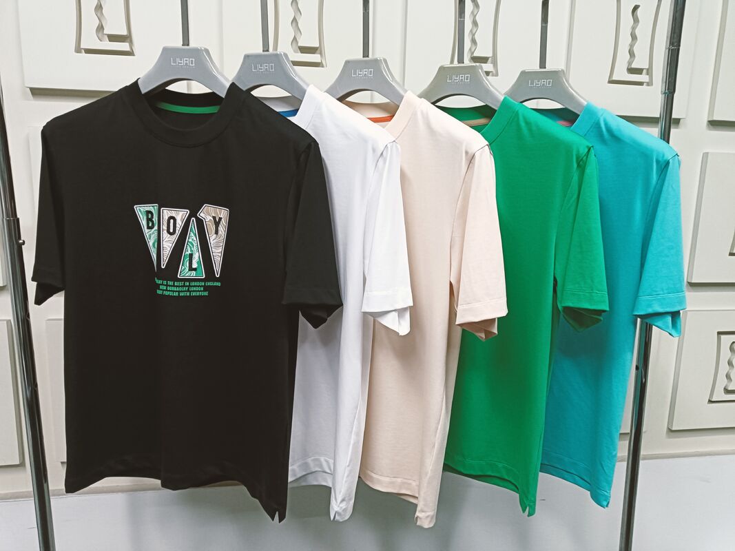 T-shirt à manches courtes et col rond 100% coton de haute qualité pour impression personnalisée de logo