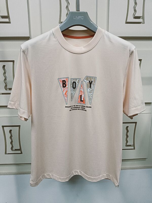 T-shirt à manches courtes et col rond 100% coton de haute qualité pour impression personnalisée de logo