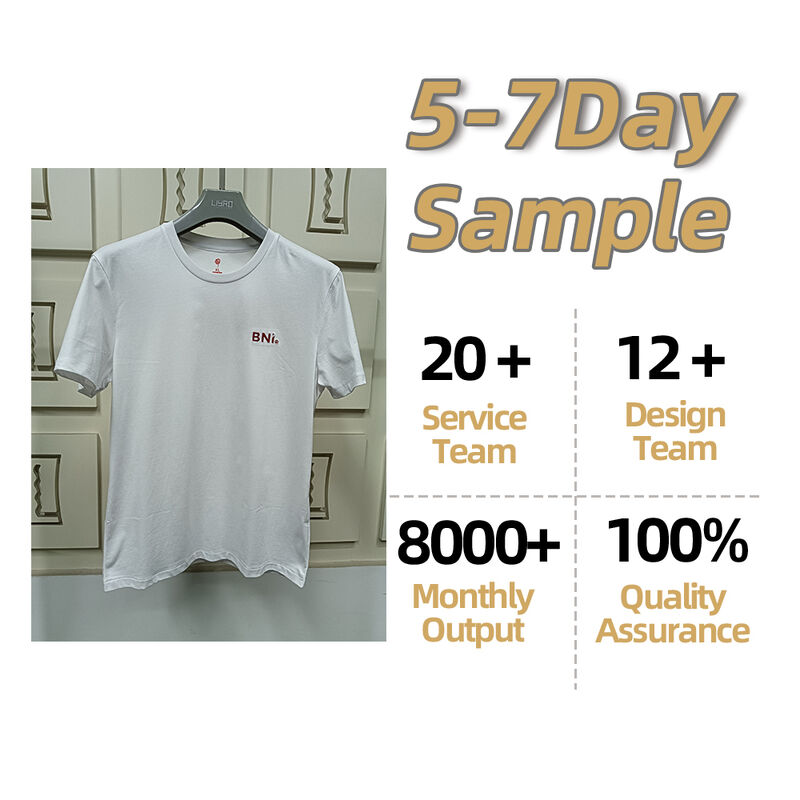 T-shirts de sport de haute qualité pour hommes d'été avec cou lâche pour équipage en plein air