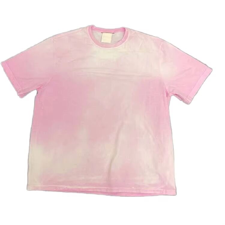 T-shirt personnalisé 100% coton coupe droite de haute qualité pour hommes, style streetwear