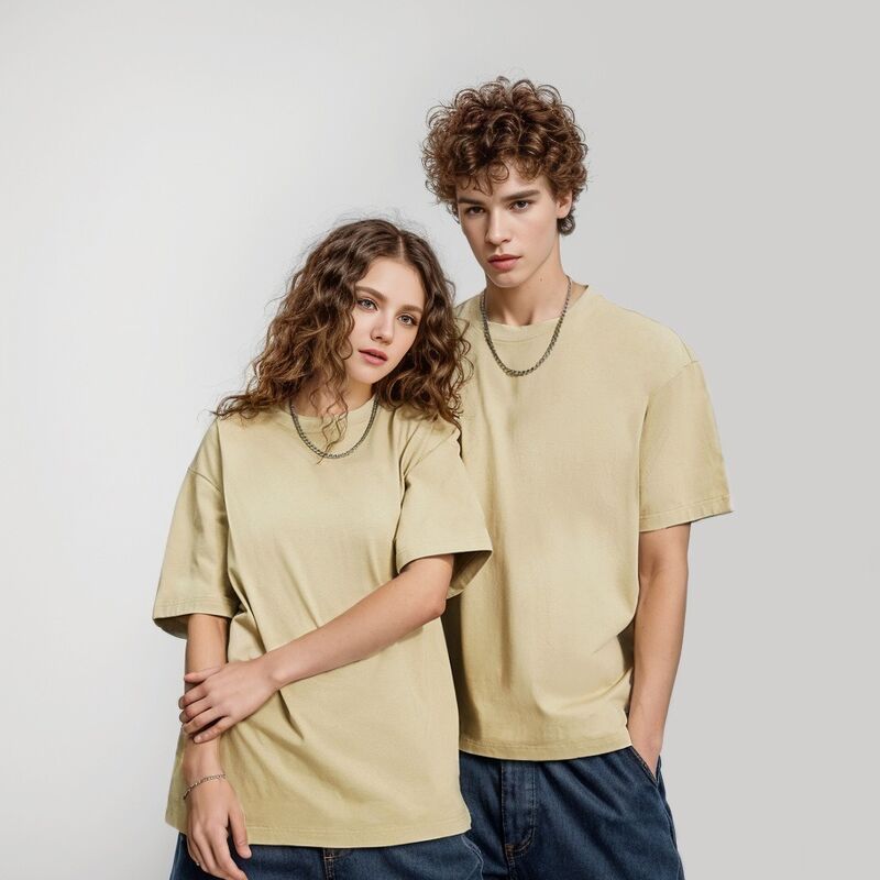 T-shirt blanc pour hommes de haute qualité T-shirt à nervures pour hommes