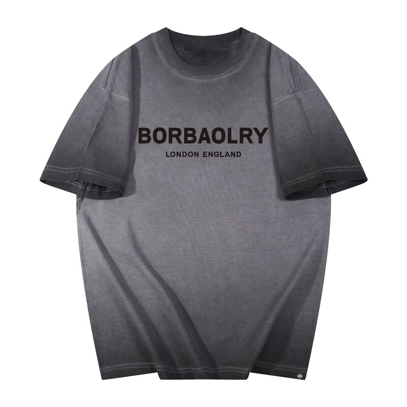 T-shirt chaud sur mesure pour hommes Laver à faire Old Style chemise grande taille Logo sur mesure Impression de mode Casual chemise à manches courtes