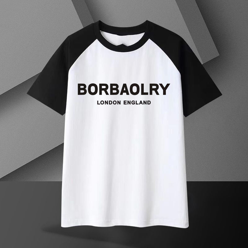 T-shirt en coton lourd pour homme 220 grammes Respirant surdimensionné Manches courtes Modèle solide Casual Longue longueur Tissu tricoté