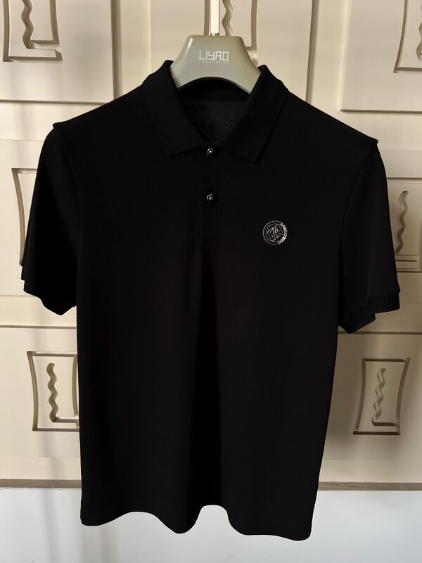 Polos pour hommes en coton de haute qualité avec logo personnalisé brodé ou imprimé en machine, polos de marque décontractés