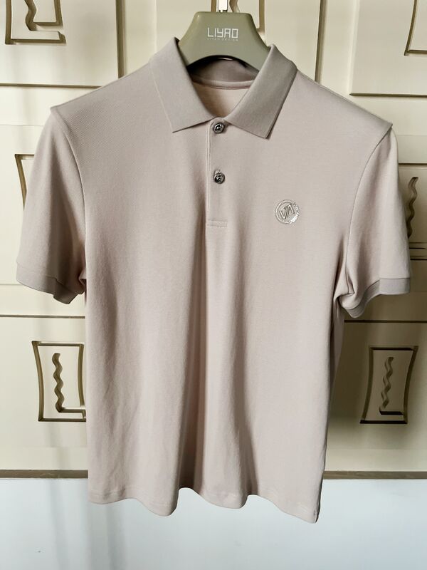 Polos pour hommes en coton de haute qualité avec logo personnalisé brodé ou imprimé en machine, polos de marque décontractés