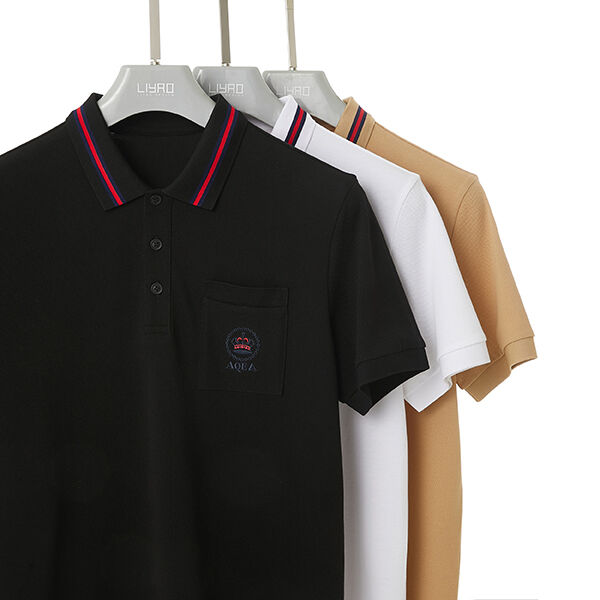 S-4XL Shot Manche rayée légère Luxe décontracté rapide sec Plain Mode Golf Polo T-shirt coton personnalisable