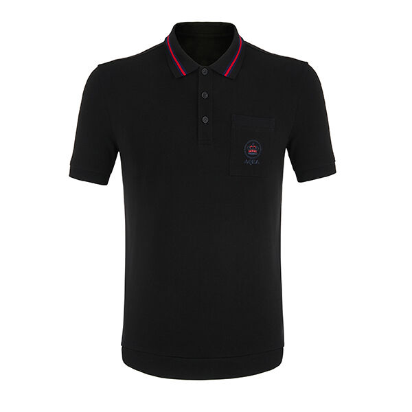 Logo de chemise de polo sportive respirante à manches courtes sur mesure chemises brodées pour hommes en coton
