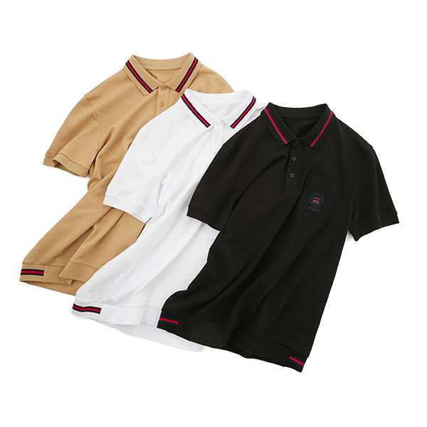 Logo de chemise de polo sportive respirante à manches courtes sur mesure chemises brodées pour hommes en coton