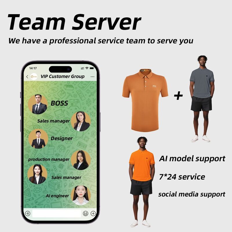 Logo personnalisé de marque privée sans couture en coton/spandex Polo de golf simple T-shirt sec rapide pour hommes