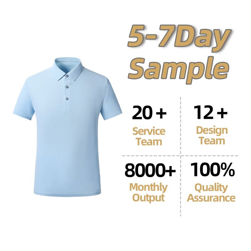 Produit tout neuf Logo personnalisé Entraînement en plein air Salle de sport respirante Fitness Hommes Golf Polo Shirt