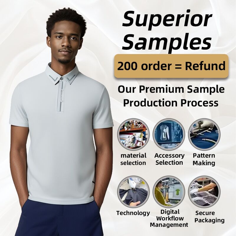 Conception de logo personnalisée, t-shirt polo blanc et noir de haute qualité, à séchage rapide et sans coutures pour hommes