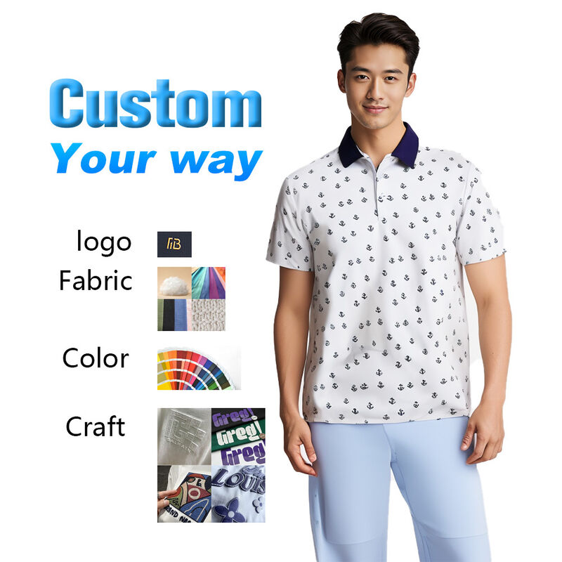 T-shirts pour hommes et femmes personnalisés et imprimés Polo de golf pour affaires