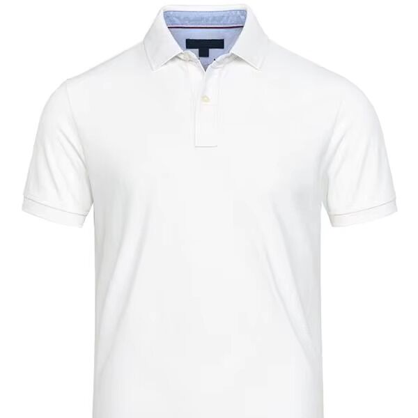 Hauts de polo de golf pour hommes à manches courtes, couleur unie, de haute qualité, grande taille, simples, confortables et décontractés