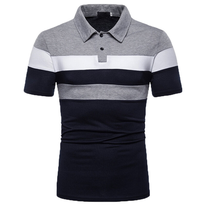 Logo personnalisé chemise de polo masculine style de poche Polo Nouveaux vêtements de l'été vêtements de rue mode décontractée hommes hauts chemise de polo à manches courtes