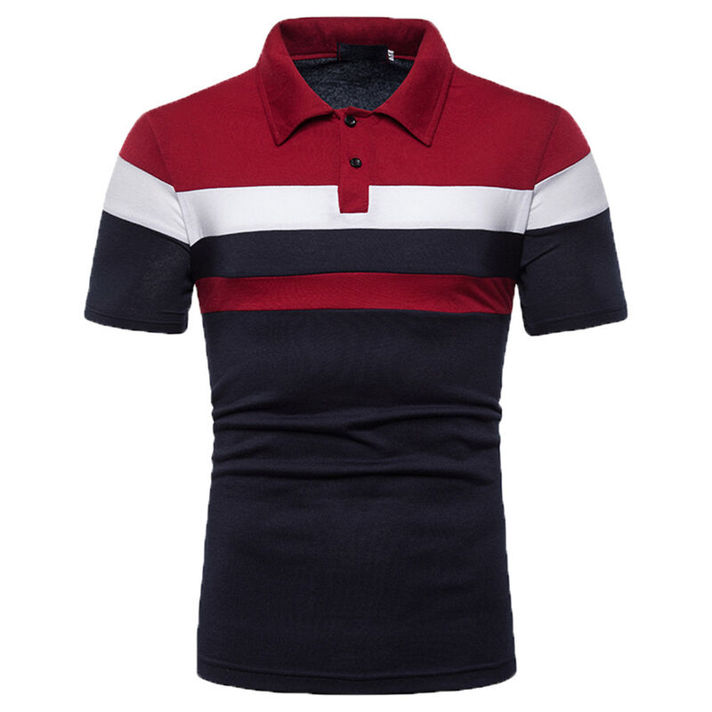 Logo personnalisé chemise de polo masculine style de poche Polo Nouveaux vêtements de l'été vêtements de rue mode décontractée hommes hauts chemise de polo à manches courtes