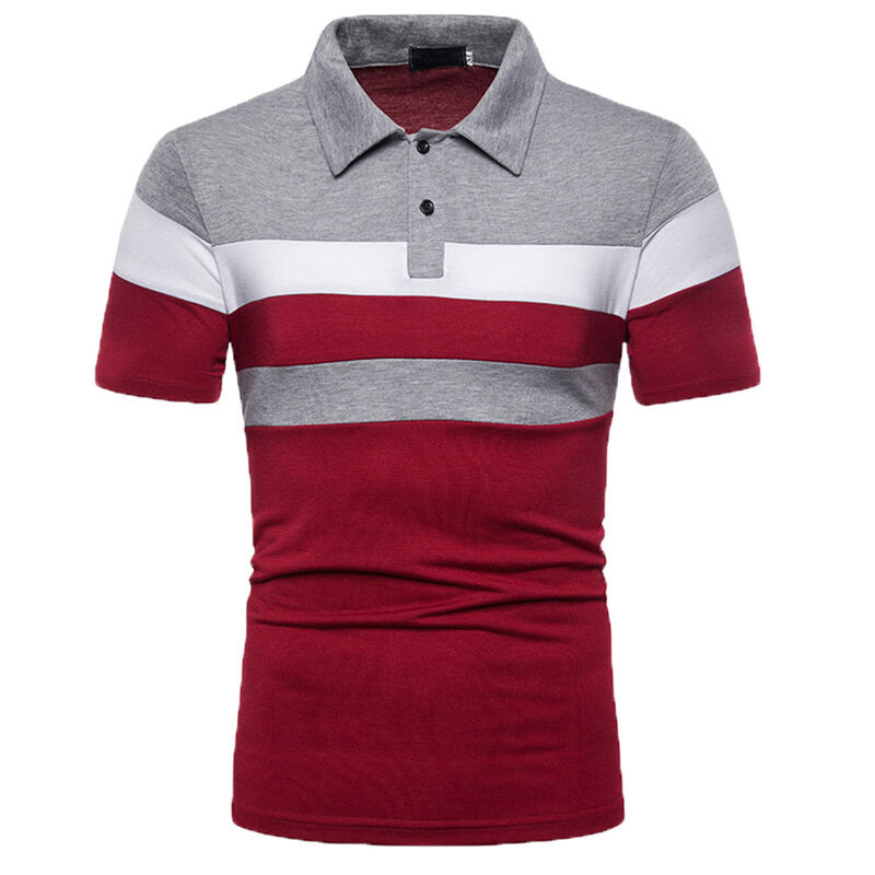 Logo personnalisé chemise de polo masculine style de poche Polo Nouveaux vêtements de l'été vêtements de rue mode décontractée hommes hauts chemise de polo à manches courtes