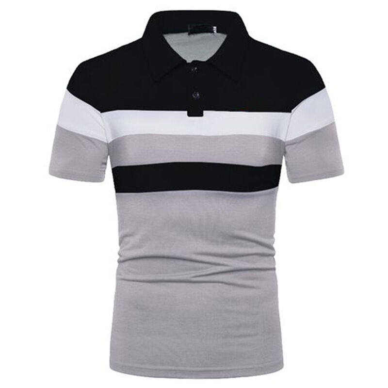 Logo personnalisé chemise de polo masculine style de poche Polo Nouveaux vêtements de l'été vêtements de rue mode décontractée hommes hauts chemise de polo à manches courtes