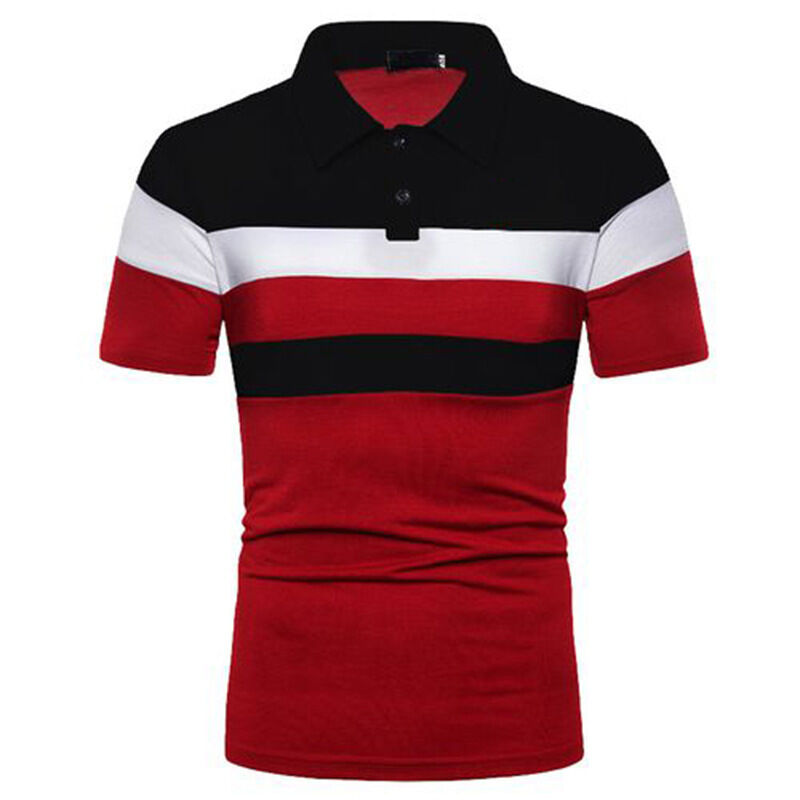 Logo personnalisé chemise de polo masculine style de poche Polo Nouveaux vêtements de l'été vêtements de rue mode décontractée hommes hauts chemise de polo à manches courtes