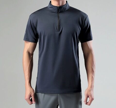 Vêtements de sport pour hommes en gros Polo Golf Manches courtes T-shirts secs rapides