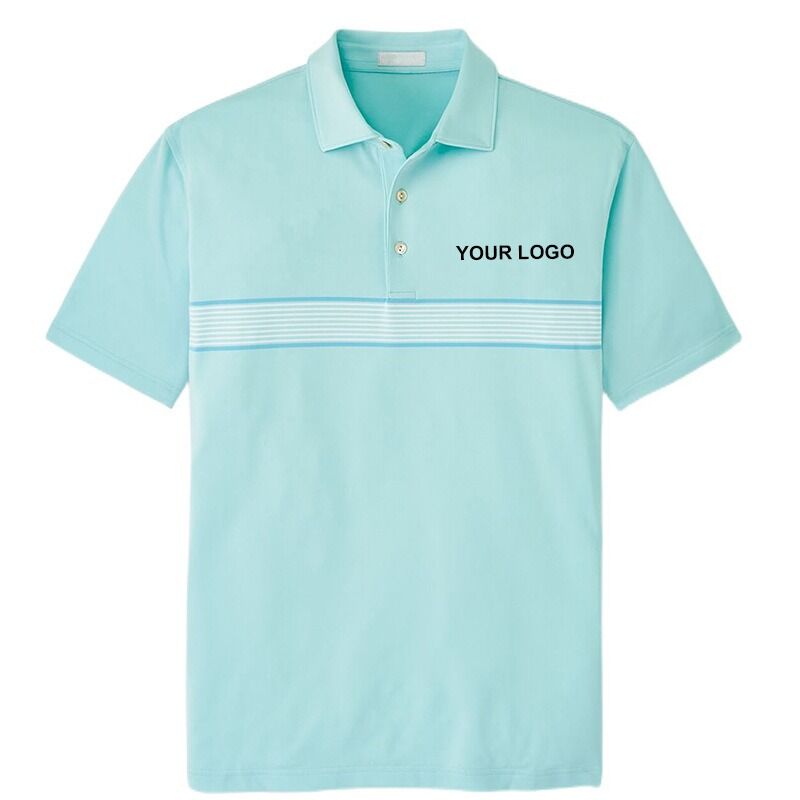 Polo en coton mercerisé de haute qualité pour hommes et femmes, t-shirt polo de golf personnalisé avec logo imprimé
