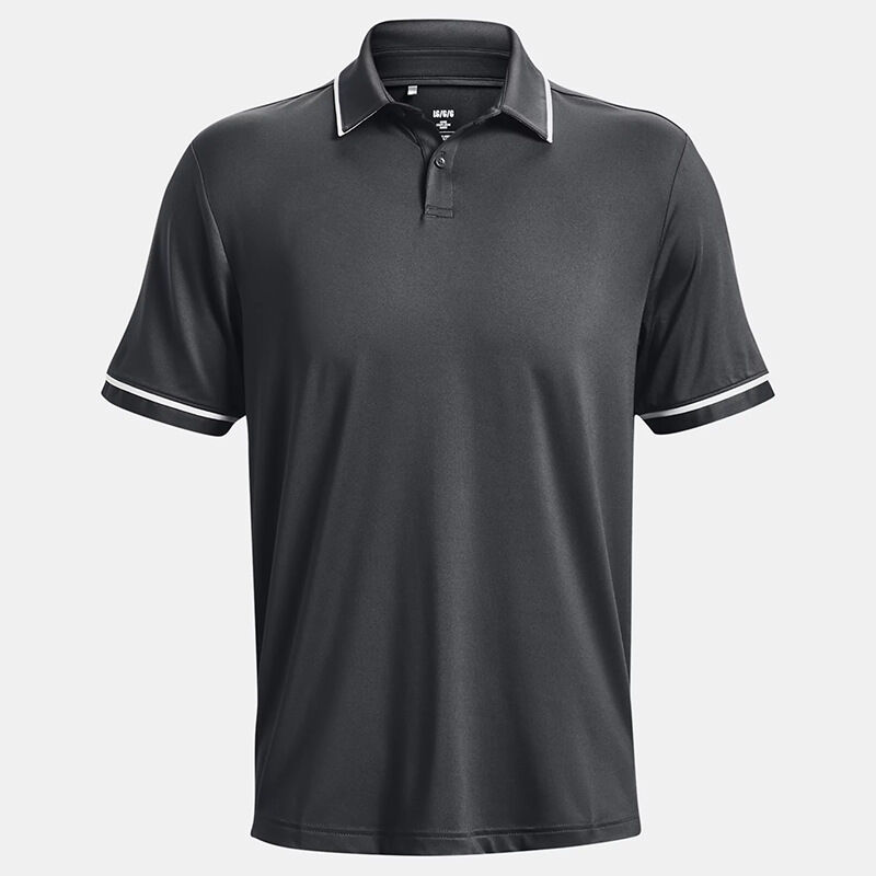 Polos de golf à manches courtes, unis, en tissu technique, évacuant l'humidité, pour hommes