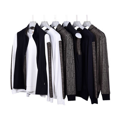 Sport Tissus Homme Sweatshirts à capuche Noir brodé 380 grammes 400 grammes