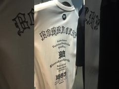 T-shirts pour hommes sur mesure en coton à manches courtes surdimensionnées Logo de couture